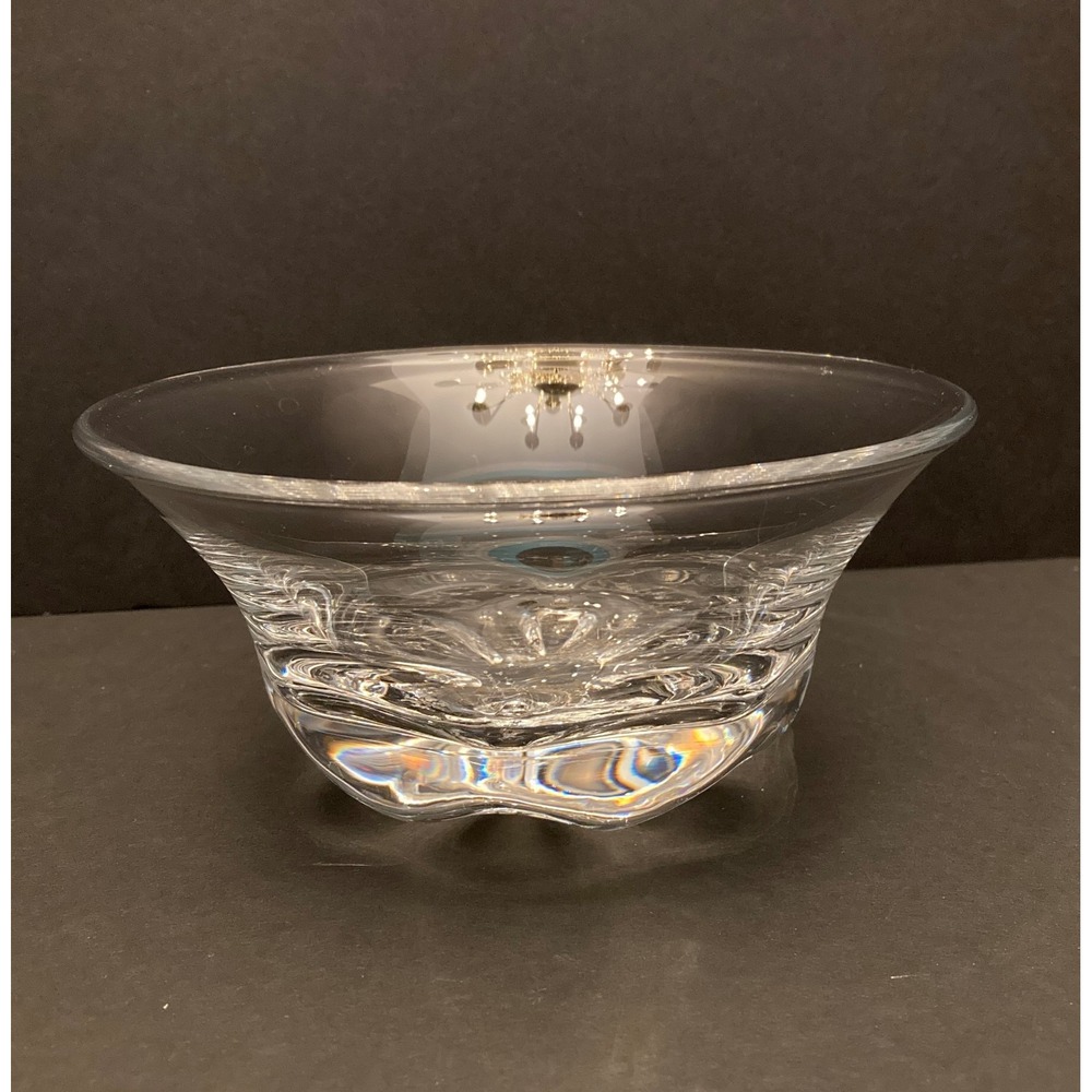 Orrefors 6.25"‎ Wide 1598 Crystal Bowl Signed Numbered Sweden - Picture 5 of 10